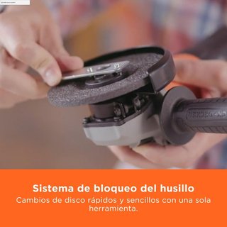 BLACK+DECKER Amoladora angular 710W BEG010-QS