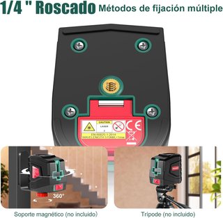 HYCHIKA Nivel Láser Verde Autonivelante Bricolaje