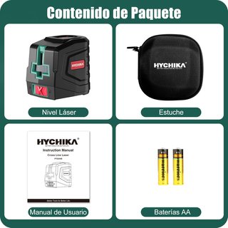 HYCHIKA Nivel Láser Verde Autonivelante Bricolaje