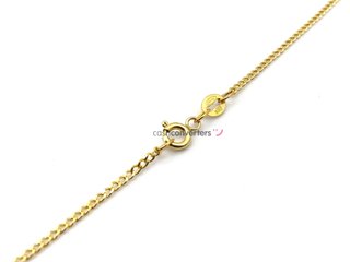 cadena oro 18k 25cm