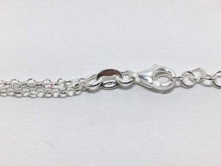 collar plata 925mm 22cm