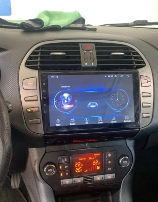 Rádio 4/64GB Fiat Bravo 07-13 Android 14 + GPS