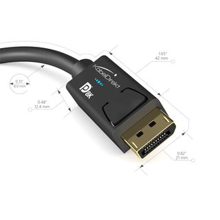 KabelDirekt Cable DisplayPort 8K 3m gaming