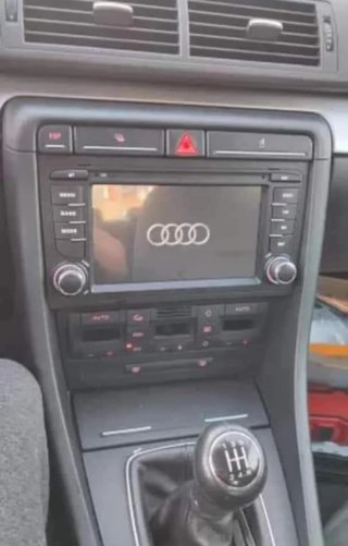 Rádio Audi A4 B6 B7 Android 14 + GPS + Carplay
