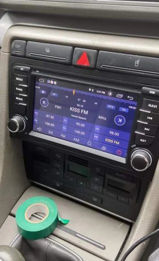 Rádio Audi A4 B6 B7 Android 14 + GPS + Carplay
