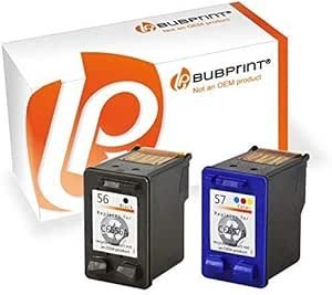 Bubprint cartuchos tinta compatibles HP 56 57