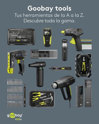 Goobay 2 en 1 grapadora clavadora 70W