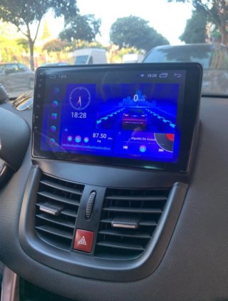 Rádio Peugeot 207 Android 14 + GPS + Carplay.