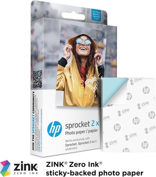 - HP Sprocket papel adhesivo impresión portátil