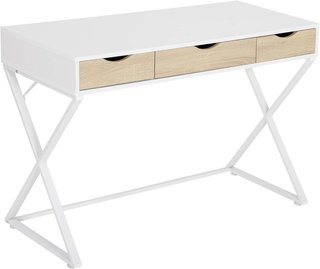 MESA ESCRITORIO O TOCADOR WOLTU CON 3 CAJONES