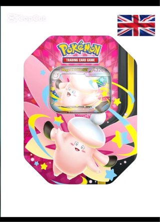 Lata Pokémon Mega Clefable EX 🇬🇧