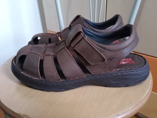 Sandalias Fluchos Piel Talla 43 Marrón