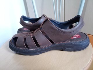 Sandalias Fluchos Piel Talla 43 Marrón