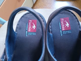 Sandalias Fluchos Piel Talla 43 Marrón