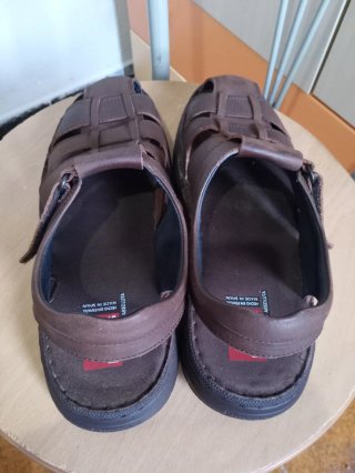 Sandalias Fluchos Piel Talla 43 Marrón
