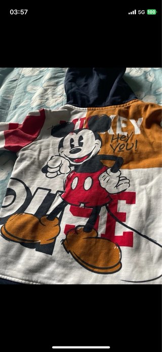 Felpa con cappuccio Mickey Mouse