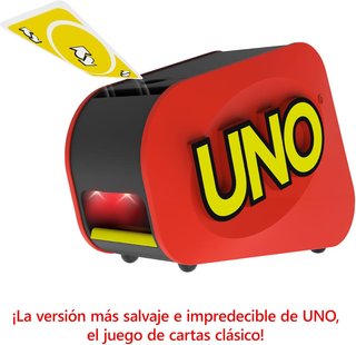Mattel UNO Extreme juego cartas lanzador