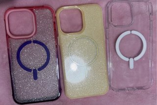 3 custodie iPhone 14 Pro Max glitter