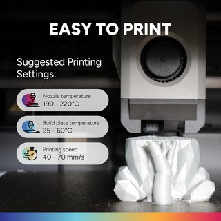 Overture PLA Plus filamento 3D resistente