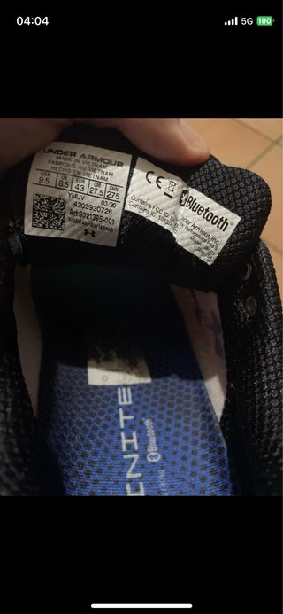 Scarpe Under Armour Uomo Taglia 43