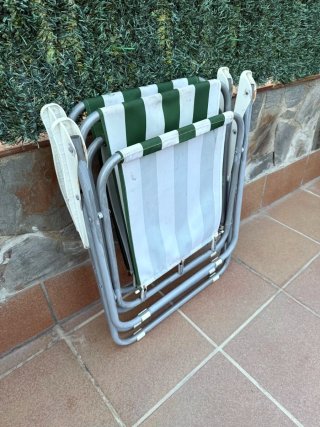 2 Sillas plegables de playa