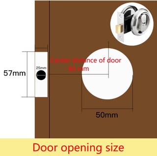 Qrity cerradura empotrable puerta corredera