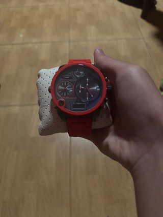 Reloj Diesel Mr. Daddy DZ7279 Negro/Rojo