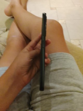 Móvil Samsung Negro Roto