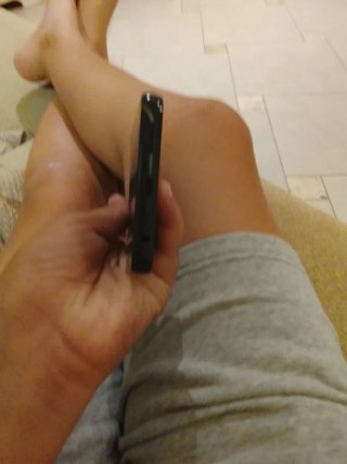 Móvil Samsung Negro Roto