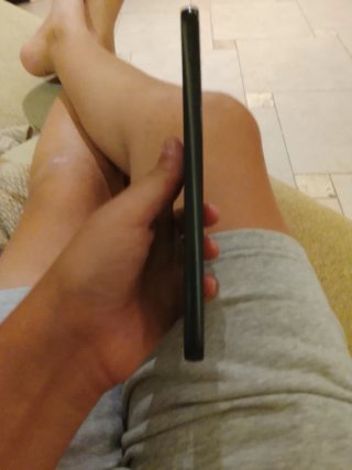 Móvil Samsung Negro Roto