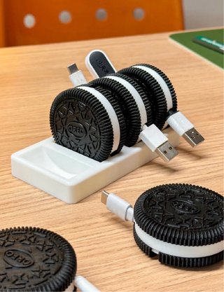 Organizador Cables Diseño Oreo