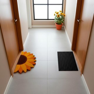 Felpudo Fisura Girasol coco antideslizante 70x40