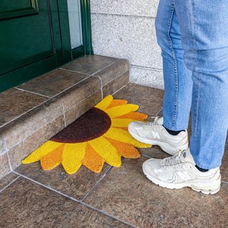 Felpudo Fisura Girasol coco antideslizante 70x40