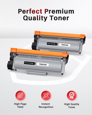 Tóner compatible Brother TN2320 negro 2 unidades