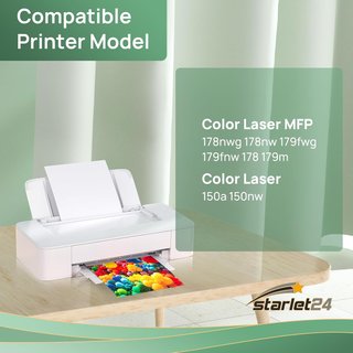 Starlet24 Toner Amarillo Compatible HP 117A