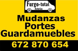 Mudanzas, portes, montajes toda Asturias