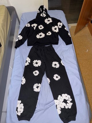 Chándal Denim Tears Autentico Negro Blanco
