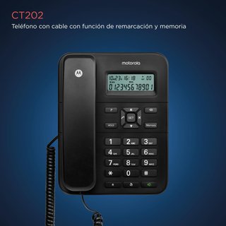 Telefono fisso Motorola con vivavoce e 30 contatti