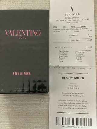 Valentino Uomo Born in Roma Eau de Toilette