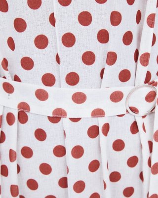 Vestido lunares de Zara