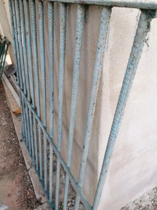 Reja de hierro para exterior