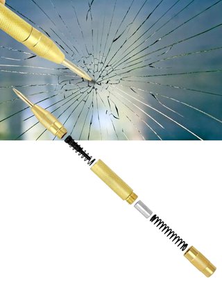 QWORK broca escalonada titanio acero inoxidable