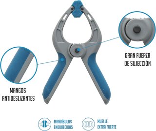 Ferrestock pinzas sujeción resorte mango