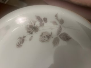 16 Platos MAH Vigo flores porcelana rebajada