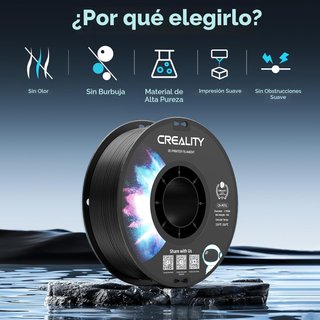 Creality PETG filamento 1.75mm negro 1kg