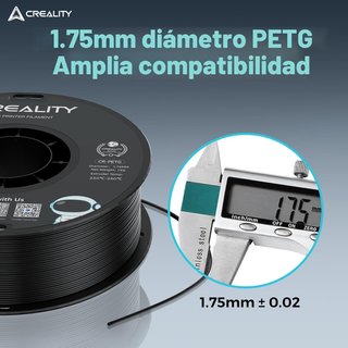Creality PETG filamento 1.75mm negro 1kg