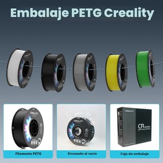 Creality PETG filamento 1.75mm negro 1kg