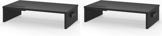 BONTEC soporte monitor madera negro