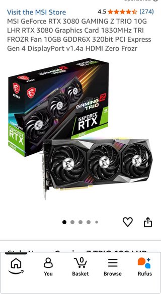 PC Gaming RTX 3080