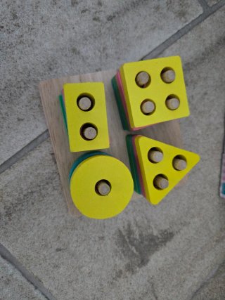 Juguete Ordenamiento Geométrico Madera